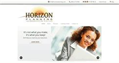 Desktop Screenshot of horizonplanning.com